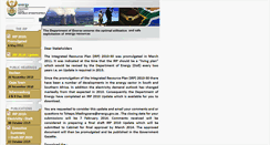 Desktop Screenshot of doe-irp.co.za